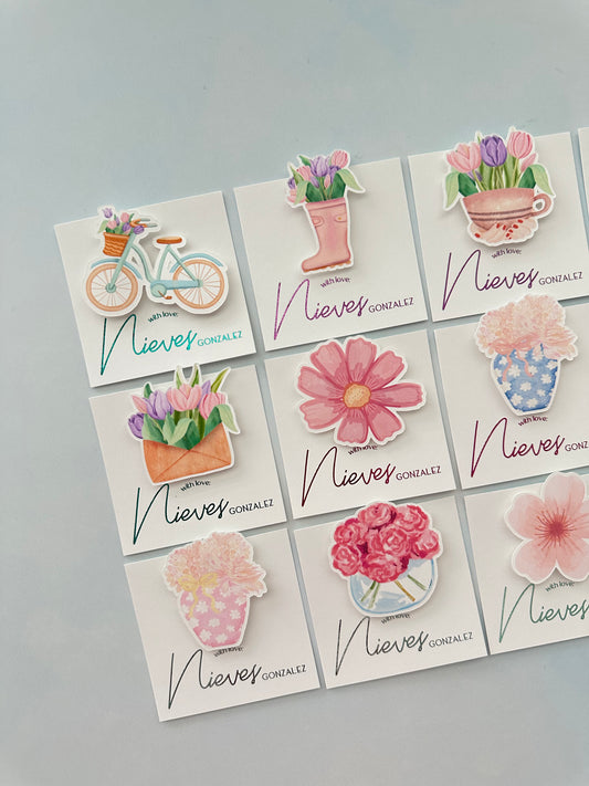 Flowers and Tulips Tags