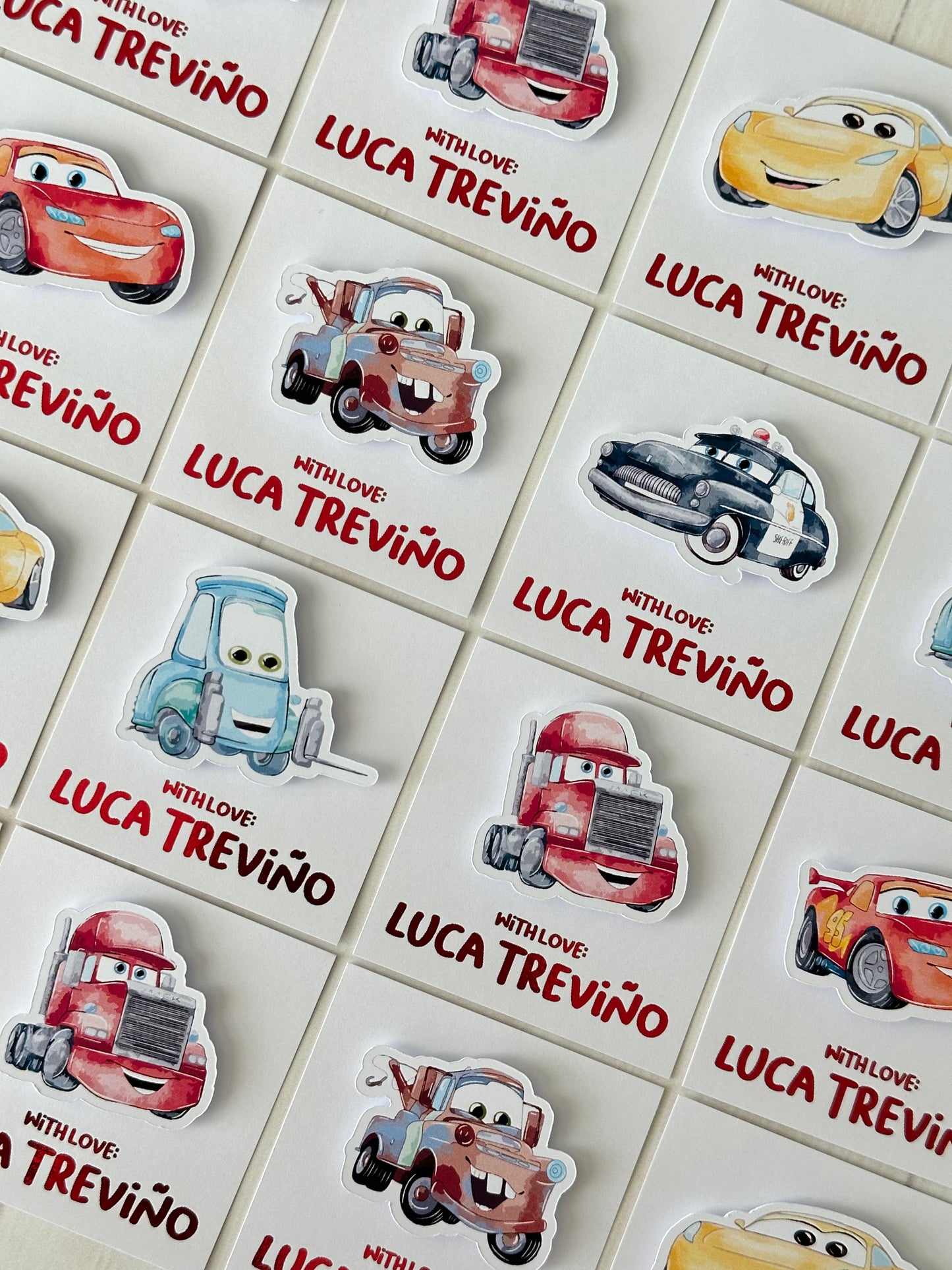 Disney Cars Tags