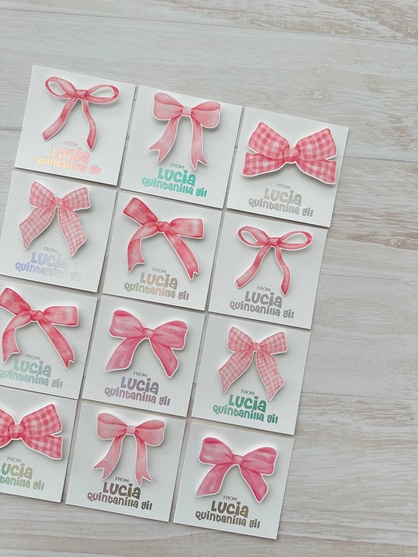 Pink Bows Tags