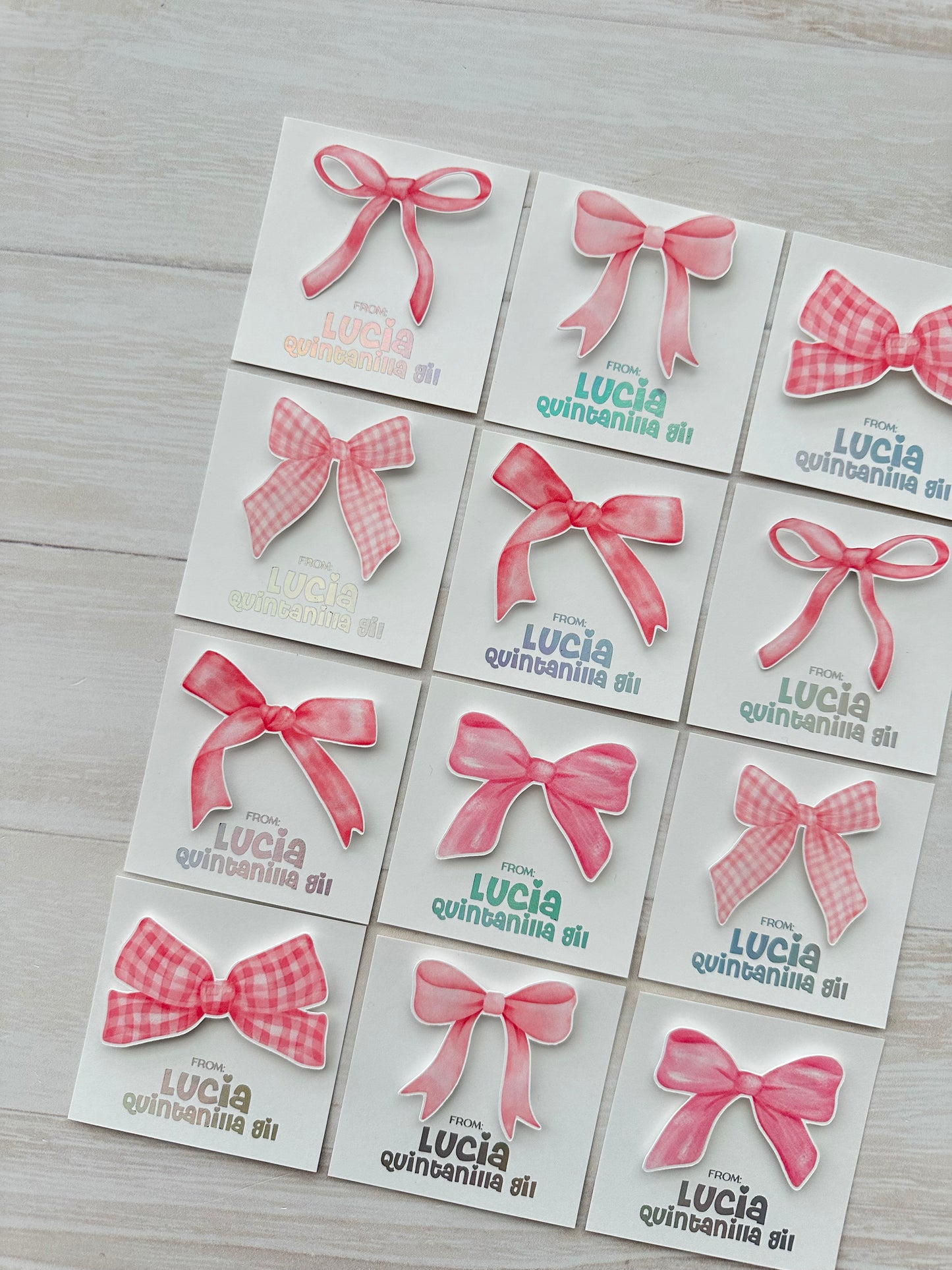 Pink Bows Tags