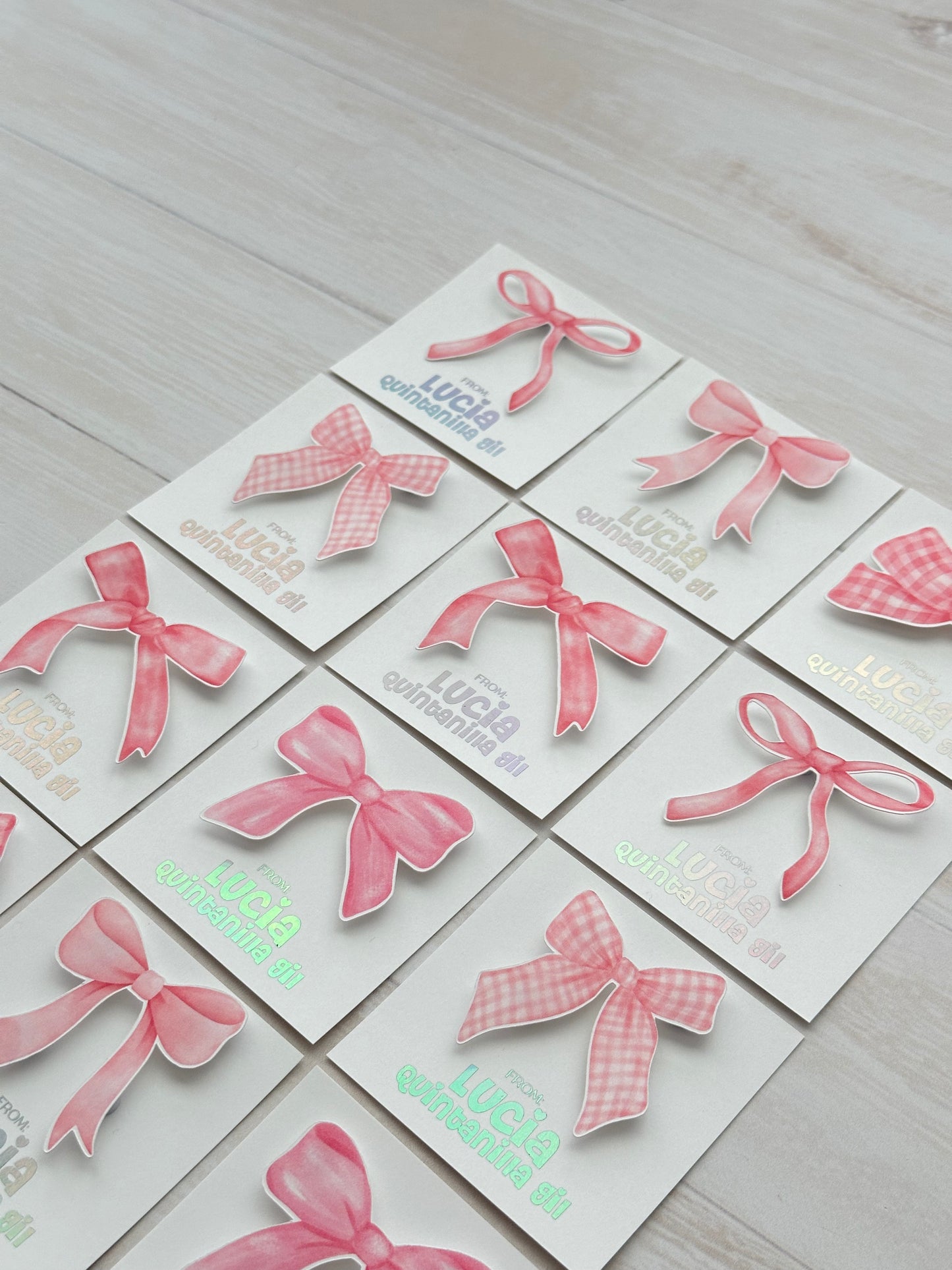 Pink Bows Tags